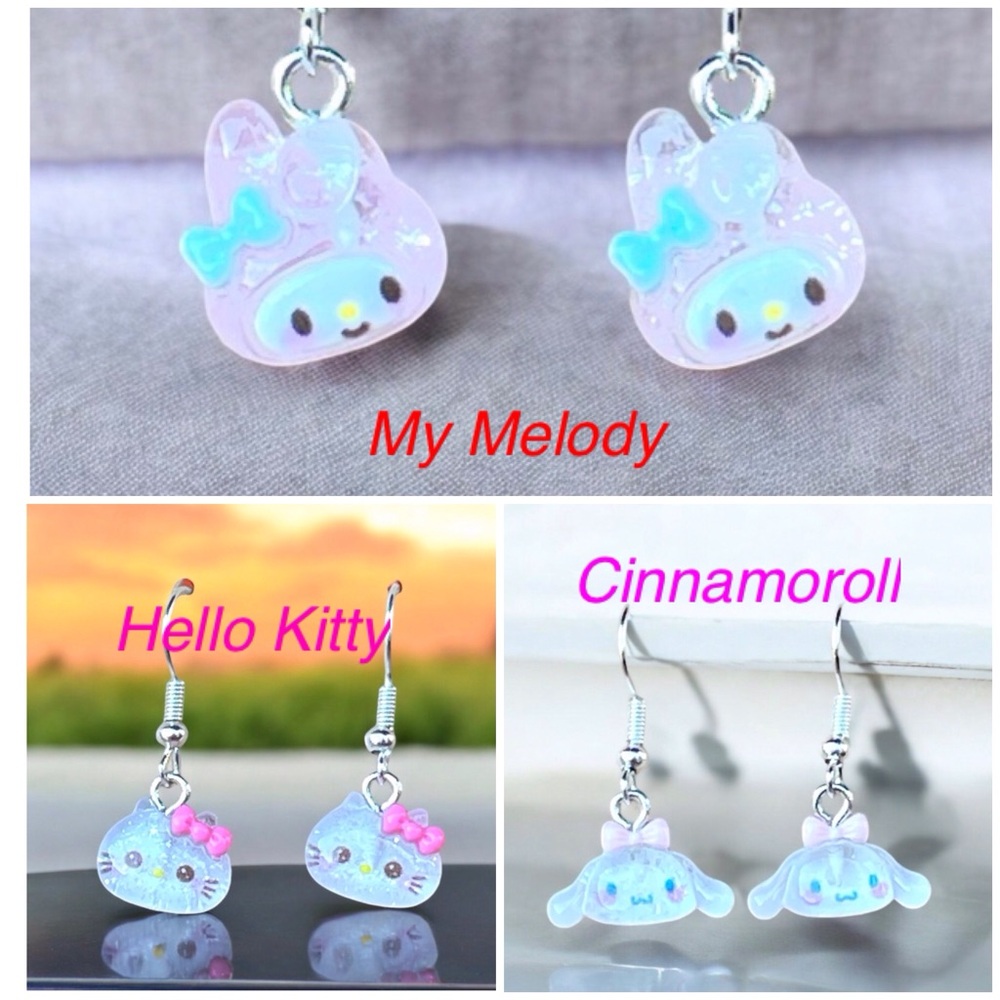 Hello Kitty Earrings - Picture 4 of 11